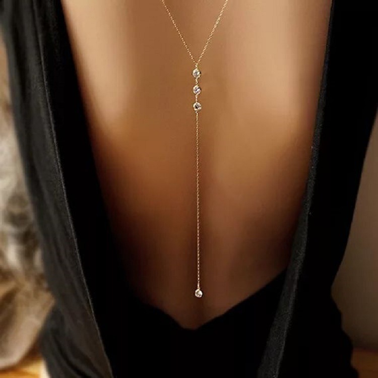 Body Chain Jewelry - Новое сексуальное женское ожерелье со стразами