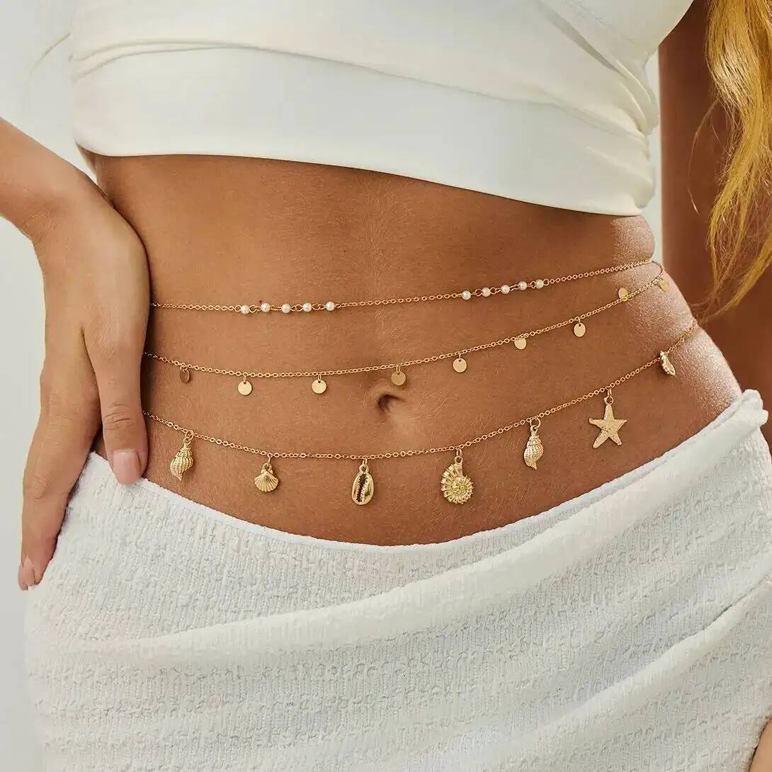 Body Jewelry Ends - IngeSight.Z 3 шт./компл. Boho морская звезда
