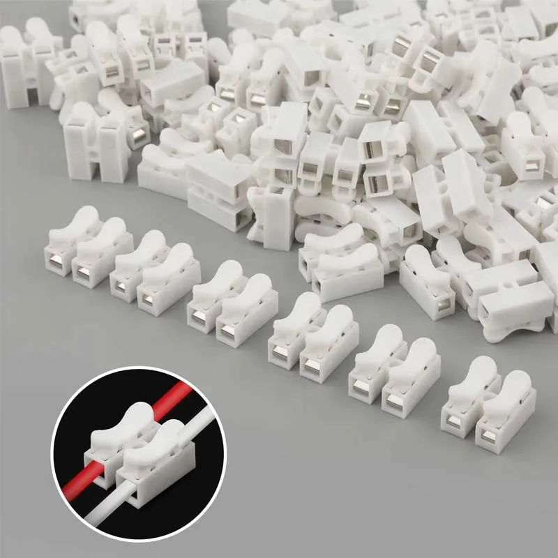 Threadless Push Pin - 50 шт. быстрозажимных клемм CH2, 10А