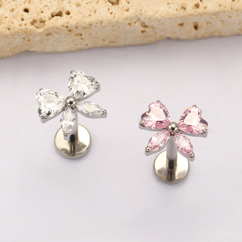 ASTM F136 Титановое сердце CZ  – обзор и цена Zoor Body Jewelry