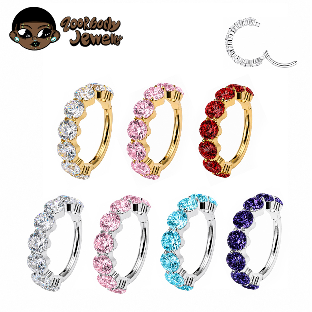 Серьга-кольцо ZOOR F136 из тит – обзор и цена Zoor Body Jewelry