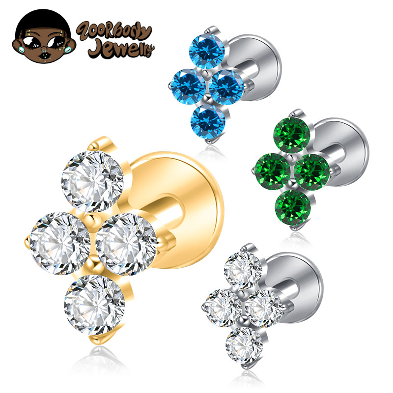 ASTM F136 Титановый пирсинг 16 – обзор и цена Zoor Body Jewelry