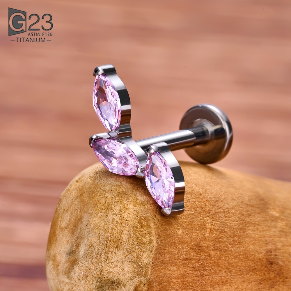 Титановый лабрет G23 ASTM F136 – обзор и цена Zoor Body Jewelry