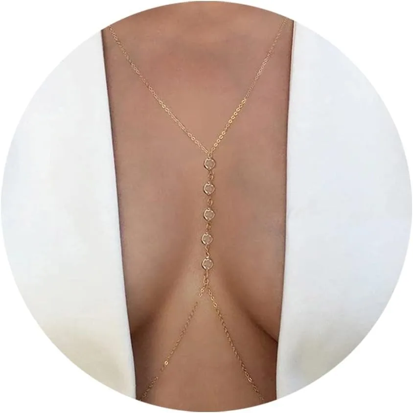 Летняя пляжная цепочка на живо – обзор и цена Body Chain Jewelry