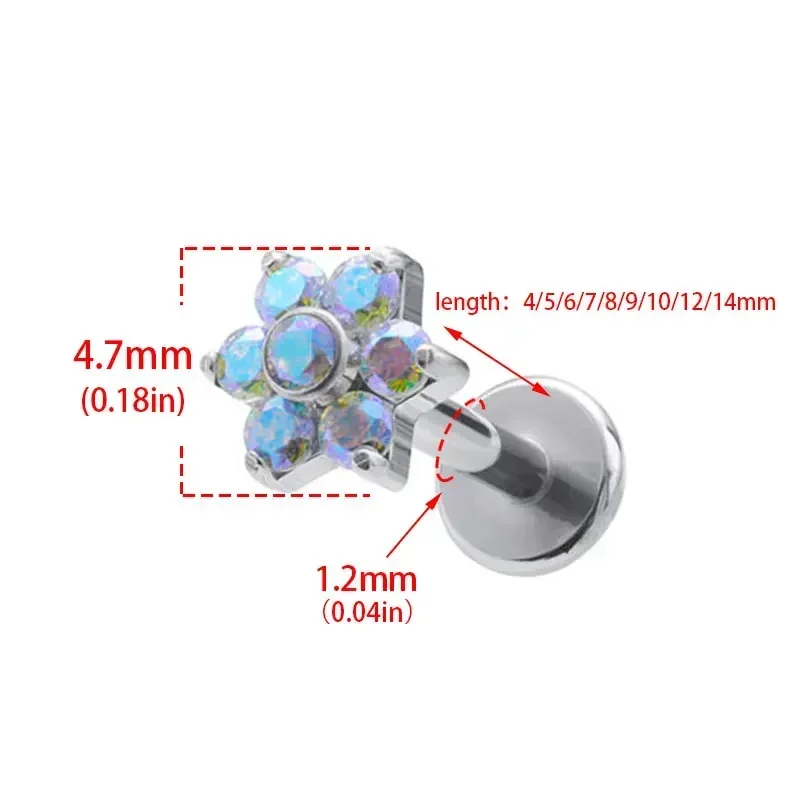 ASTM F136 Титановый пирсинг с  – обзор и цена Zoor Body Jewelry