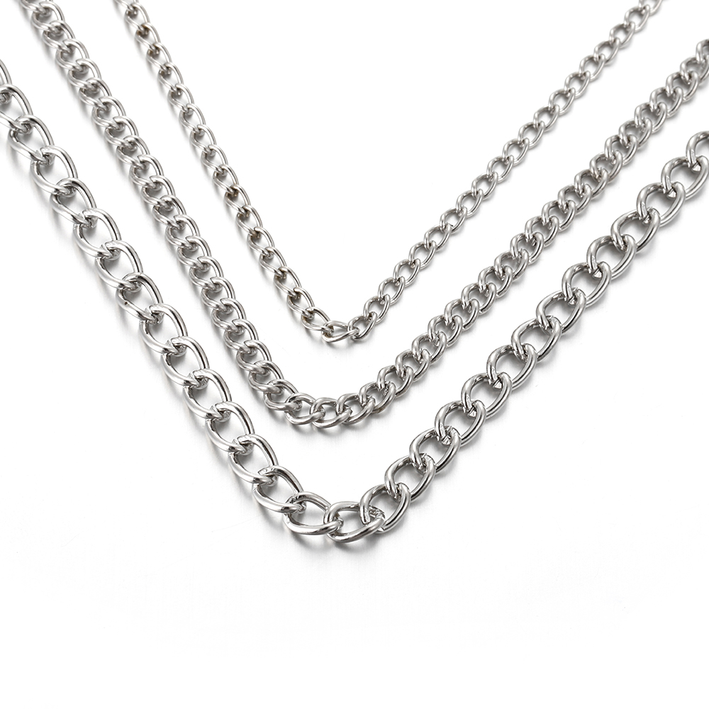 2 метра металлической плоской  – обзор и цена Body Chain Jewelry