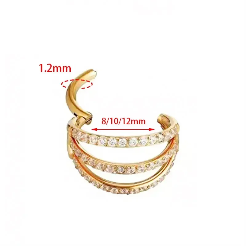G23 Титановое шарнирное сегмен – обзор и цена Zoor Body Jewelry